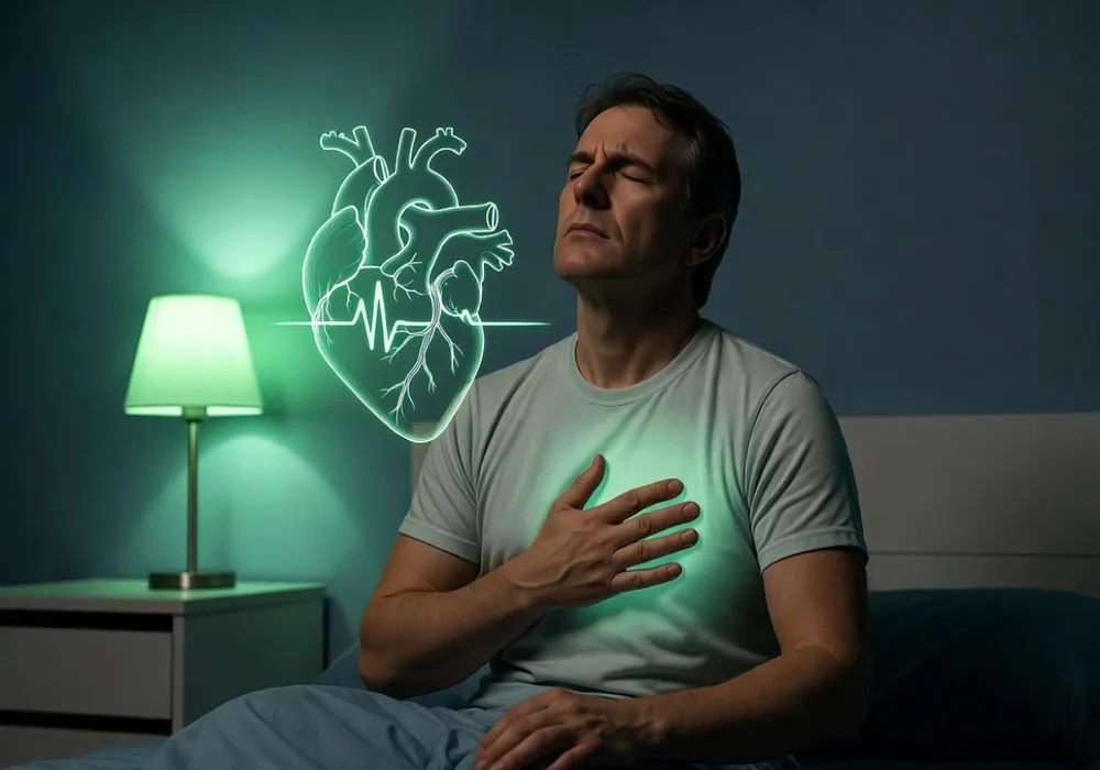 علت تپش قلب هنگام خواب یا نیمه‌شب؛ آیا تپش قلب در خواب خطرناک است؟